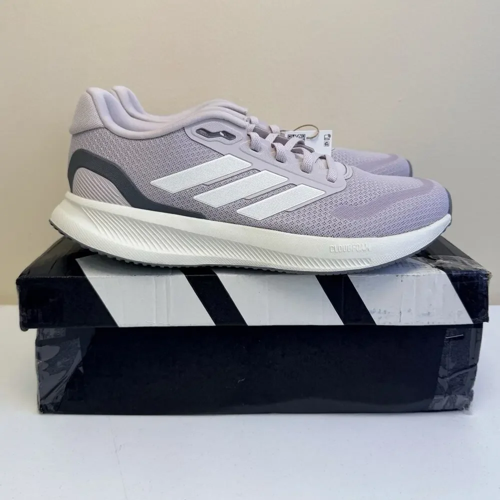 adidas Runfalcon 5 W Women’s US 8 Ice Purple White Black Running Shoes JQ9399